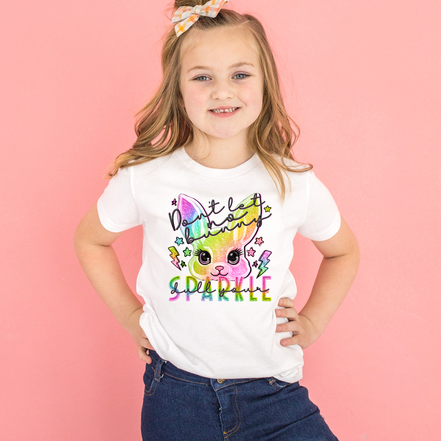 dont let no bunny dull your sparkle shirt, kids easter shirt, sparkle bunny shirt, cute easter kids shirt, inspirational kids shirt, bunny shirt kids, easter outfit kids, spring kids shirt, girls easter shirt, cute bunny tee kids, easter graphic tee kids, uplifting kids shirt, holiday kids shirt, bunny sparkle shirt, kids spring outfit