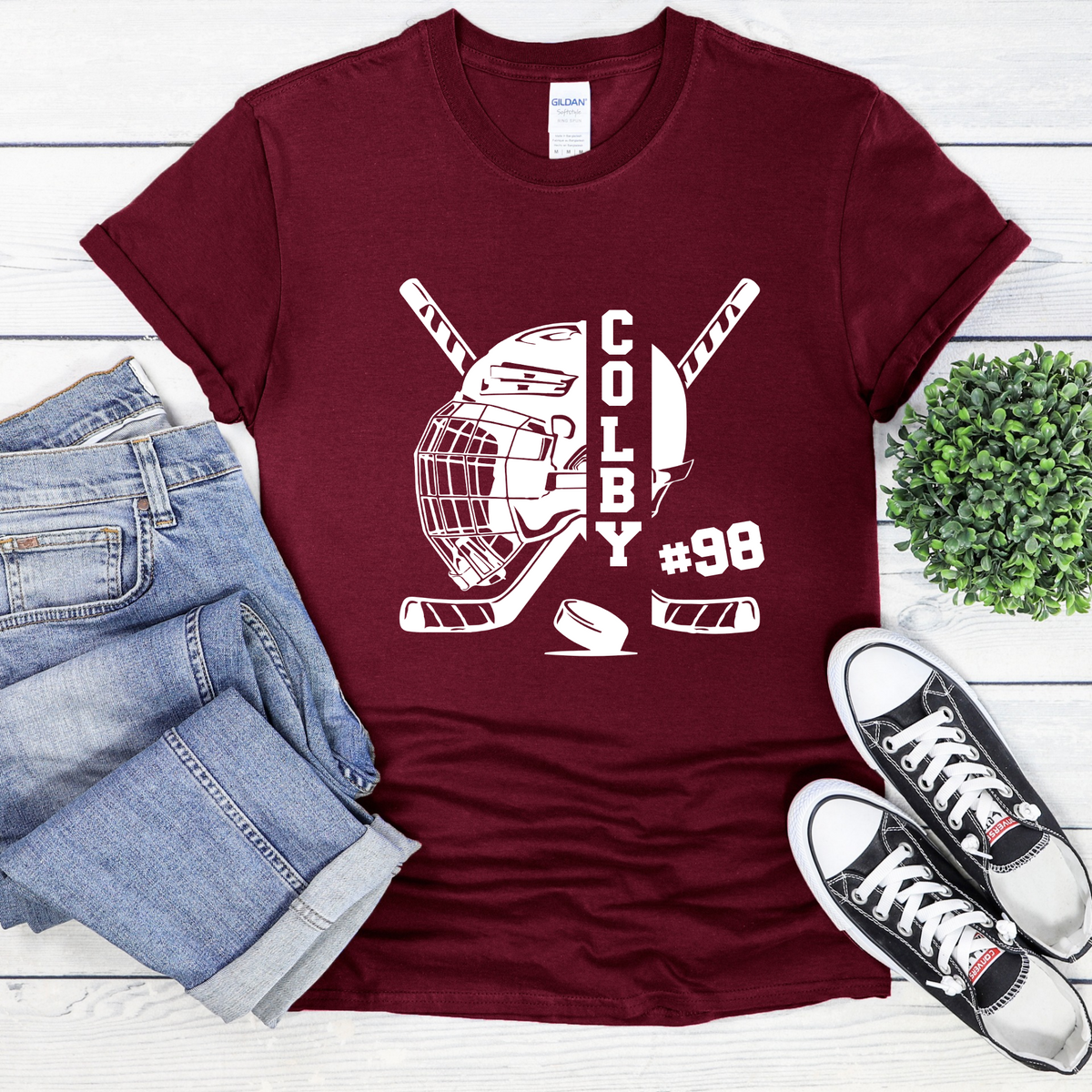 personalized hockey shirt, custom hockey t-shirt, hockey name and number shirt, custom hockey player tee, hockey mom shirt, hockey dad shirt, hockey player gift, personalized hockey gift, hockey jersey number shirt, hockey team shirt, hockey graphic tee, custom sports shirt, hockey tournament shirt, hockey season apparel, hockey lover gift, youth hockey gift, hockey family shirt, hockey birthday gift, Canadian hockey shirt, custom hockey apparel