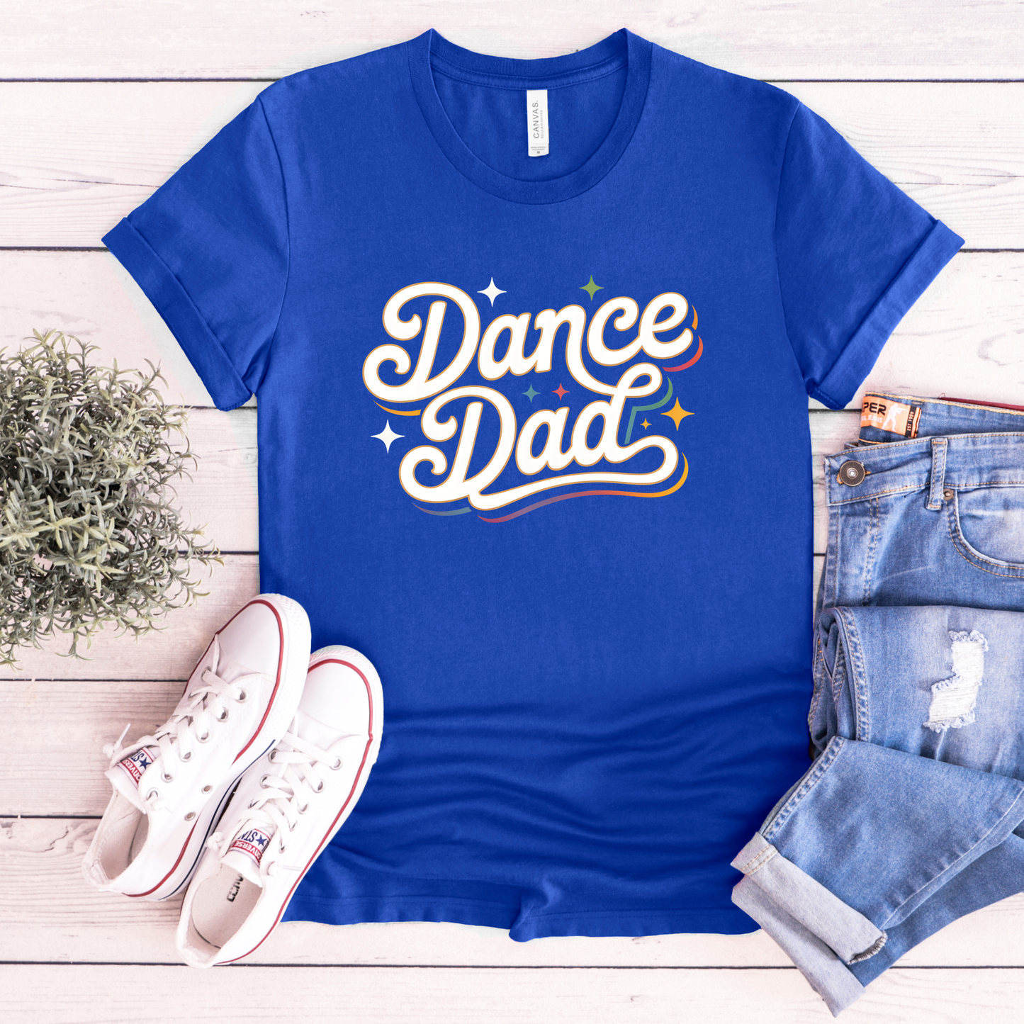 Dance Dad unisex shirt with bold retro typography design on a graphic tee. dance dad shirt, proud dance dad, dance parent tee, unisex graphic tee, recital shirt, competition shirt, dance family apparel, dad gift shirt, retro typography shirt, supportive parent shirt, dance life shirt, father pride tee, everyday graphic tee, performance shirt, dance dad apparel