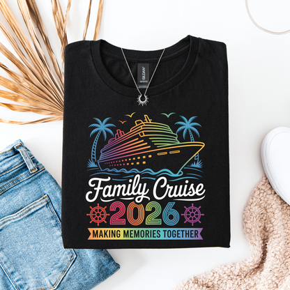 Family Cruise 2026 Making Memories Together Unisex T-Shirt