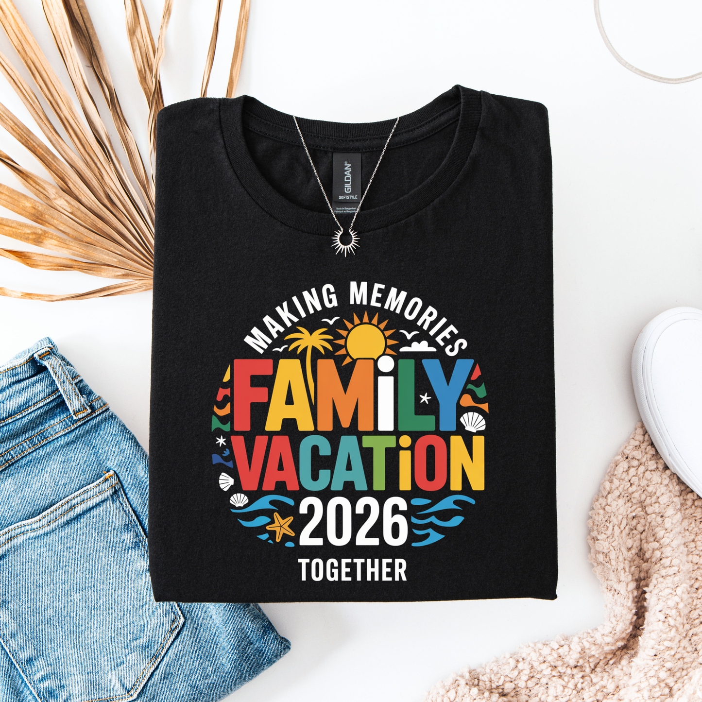 Family Vacation 2026 Making Memories Together Unisex T-Shirt