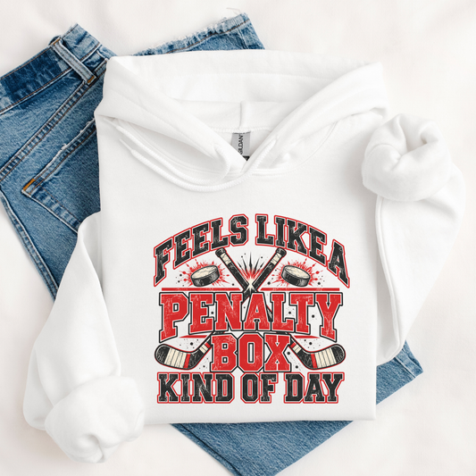 Feels Like a Penalty Box Kind of Day, Hockey Hoodie, Funny Hockey Hoodie, Hockey Mom Hoodie, Hockey Dad Hoodie, Hockey Sweatshirt, Hockey Pullover, Hockey Player Gift, Hockey Coach Gift, Hockey Lover Gift, Hockey Apparel, Hockey Humour, Penalty Box Hoodie, Vintage Hockey Hoodie, Collegiate Hockey Hoodie, Distressed Hockey Design, Hockey Season, Hockey Game Day, Hockey Tournament Hoodie, Hockey Mom Gift, Hockey Dad Gift, Hockey Life, Ice Hockey Hoodie, Hockey Fan Gift, Hockey Christmas Gift, Hockey Rink Outf