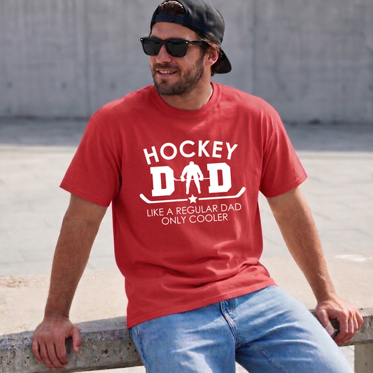 Hockey Dad Shirt, Hockey Dad T-Shirt, Funny Hockey Dad Shirt, Hockey Dad Gift, Hockey Father Shirt, Hockey Dad Apparel, Hockey Dad Clothing, Hockey Dad Tee, Hockey Family Shirt, Hockey Parent Shirt, Hockey Lover Gift, Hockey Gift for Dad, Fathers Day Hockey Gift, Hockey Dad Christmas Gift, Hockey Dad Birthday Gift, Hockey Game Day Shirt, Proud Hockey Dad, Hockey Tournament Shirt, Minor Hockey Dad, Hockey Player Dad, Hockey Dad Life, Hockey Sports Shirt, Hockey Dad Graphic Tee, Like a Regular Dad Only Cooler