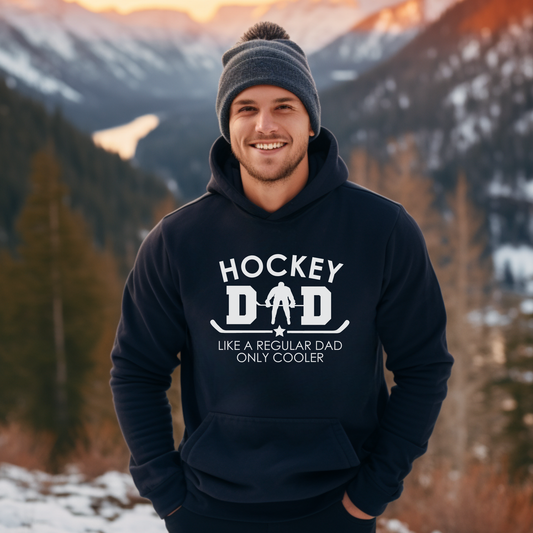 Hockey Dad Like A Regular Dad Only Cooler Hoodie