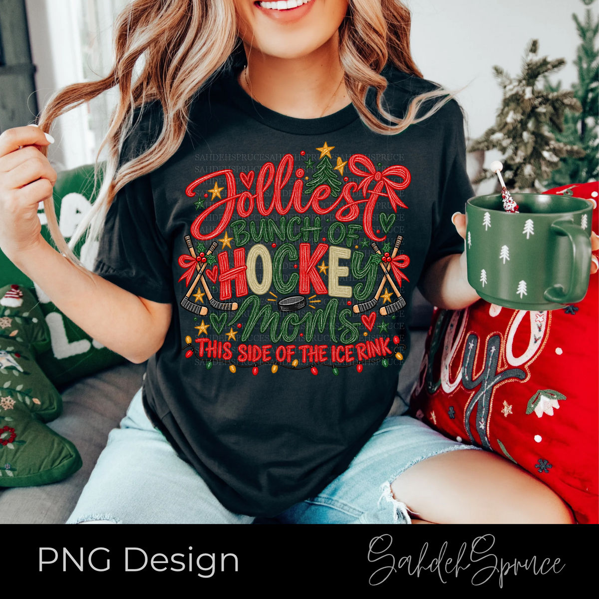 Christmas Hockey Mom PNG, Jolliest Bunch PNG, Hockey Mom Christmas, Hockey Christmas PNG, Hockey Mom Digital File, Christmas DTF PNG, Hockey Mom Shirt Design, Funny Hockey Mom PNG, Hockey Team Mom Gift, Vintage Christmas PNG, Christmas Hockey Shirt, Hockey Mom Crewneck, Hockey Holiday Design, Hockey Mom Gift, Festive Hockey PNG