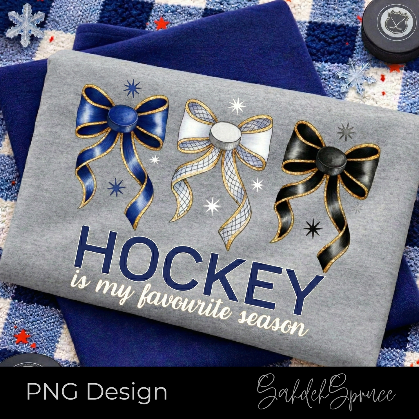 Hockey Is My Favourite Season PNG - Digital Download