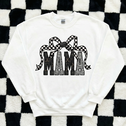 Hockey mama coquette sweatshirt, hockey mom crewneck sweatshirt