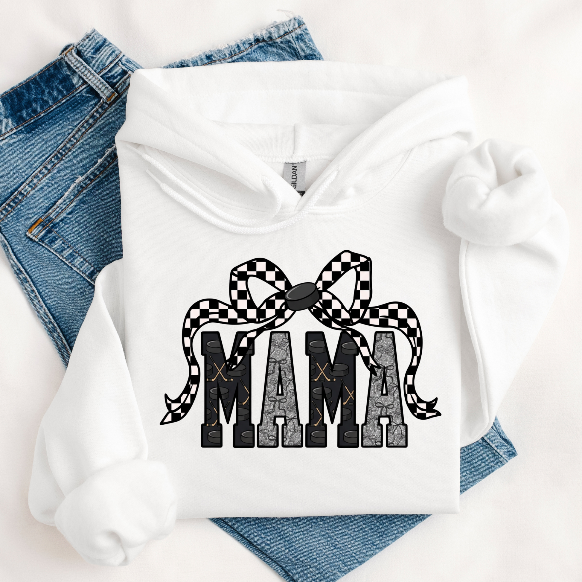 hockey mama coquette hoodie, hockey mom hoodie