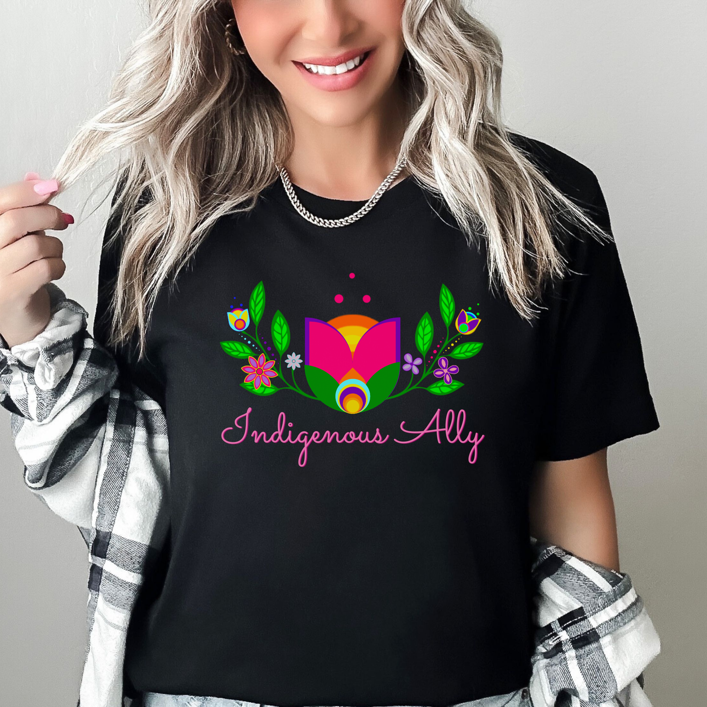 Indigenous ally shirt, allyship shirt, Indigenous support tee, Indigenous awareness shirt, unisex graphic tee, solidarity shirt, advocacy apparel, truth and reconciliation, Indigenous rights, support Indigenous communities, statement tee
