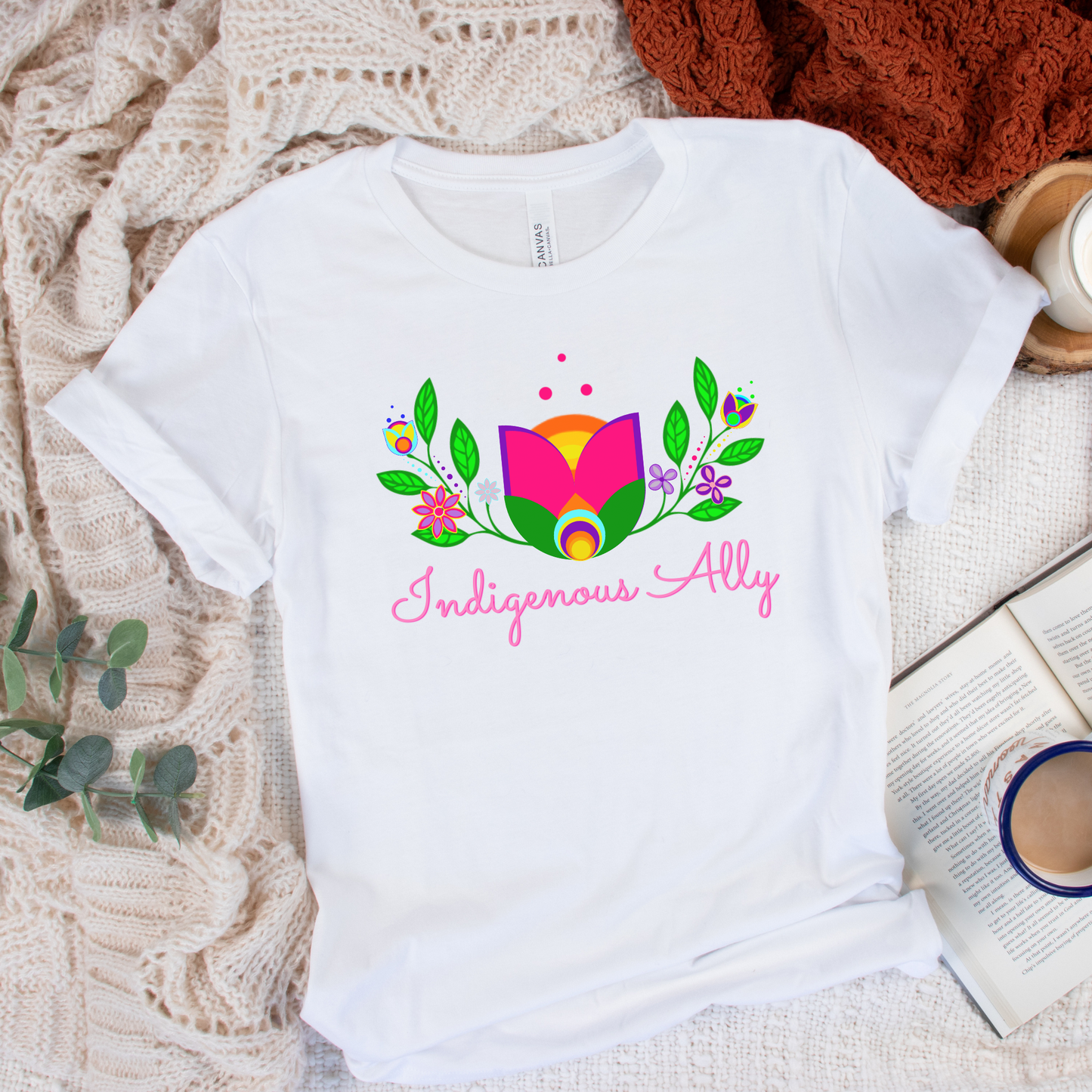 Indigenous ally shirt, allyship shirt, Indigenous support tee, Indigenous awareness shirt, unisex graphic tee, solidarity shirt, advocacy apparel, truth and reconciliation, Indigenous rights, support Indigenous communities, statement tee