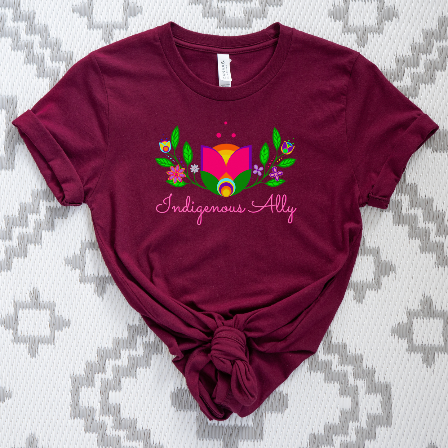 Indigenous ally shirt, allyship shirt, Indigenous support tee, Indigenous awareness shirt, unisex graphic tee, solidarity shirt, advocacy apparel, truth and reconciliation, Indigenous rights, support Indigenous communities, statement tee