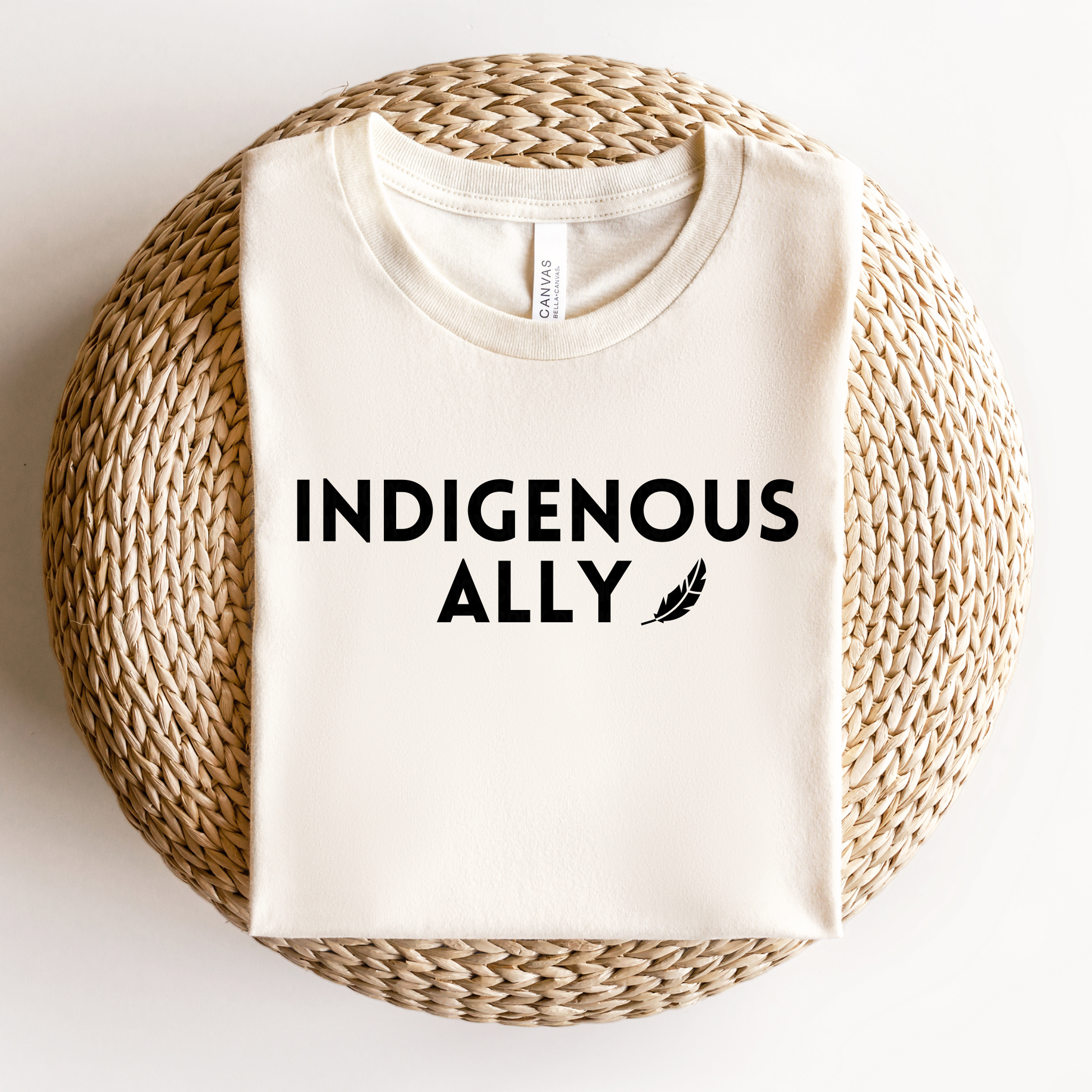 Indigenous ally shirt with a bold supportive message on a unisex graphic tee. Indigenous ally shirt, allyship shirt, Indigenous support tee, Indigenous awareness shirt, unisex graphic tee, solidarity shirt, advocacy apparel, truth and reconciliation, Indigenous rights, support Indigenous communities, statement tee