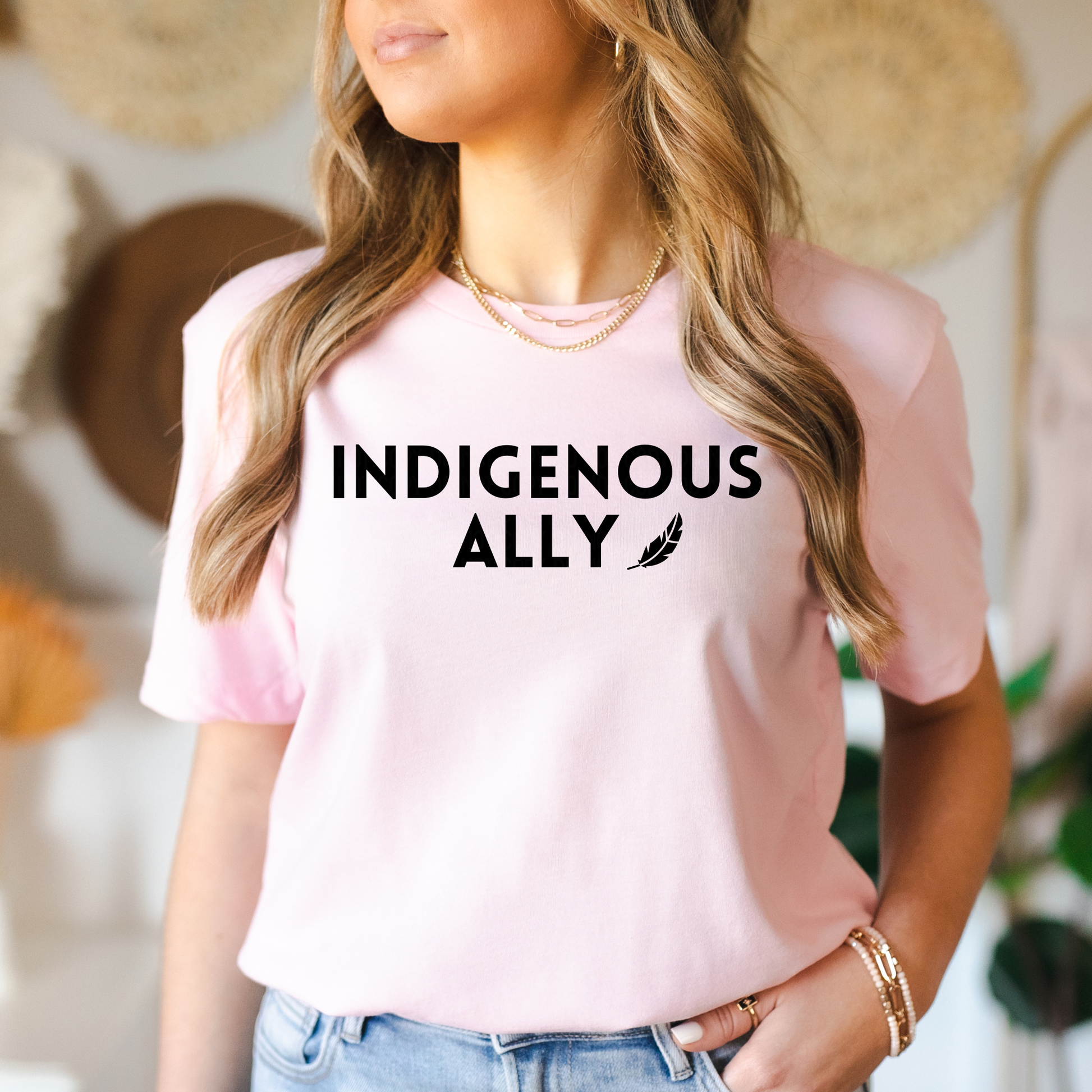 Indigenous ally shirt with a bold supportive message on a unisex graphic tee. Indigenous ally shirt, allyship shirt, Indigenous support tee, Indigenous awareness shirt, unisex graphic tee, solidarity shirt, advocacy apparel, truth and reconciliation, Indigenous rights, support Indigenous communities, statement tee