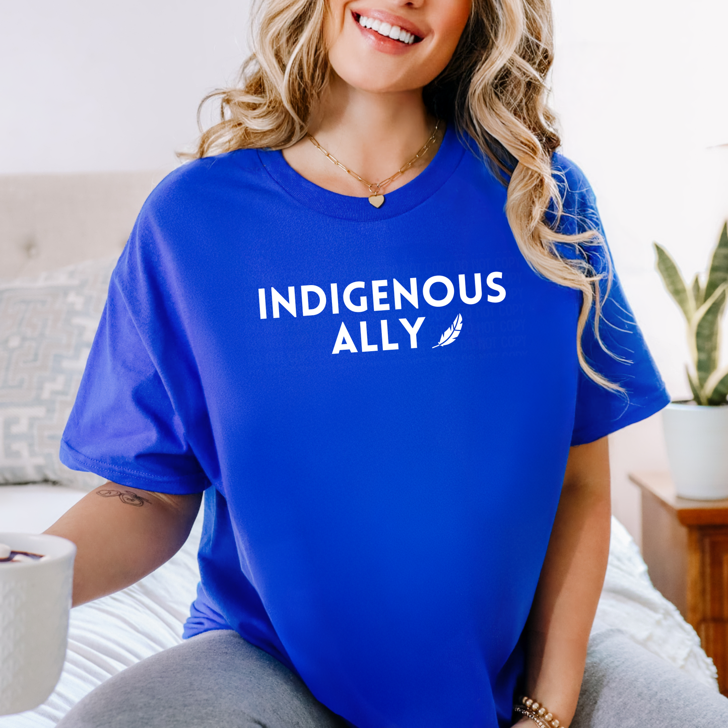 Indigenous ally shirt with a bold supportive message on a unisex graphic tee. Indigenous ally shirt, allyship shirt, Indigenous support tee, Indigenous awareness shirt, unisex graphic tee, solidarity shirt, advocacy apparel, truth and reconciliation, Indigenous rights, support Indigenous communities, statement tee