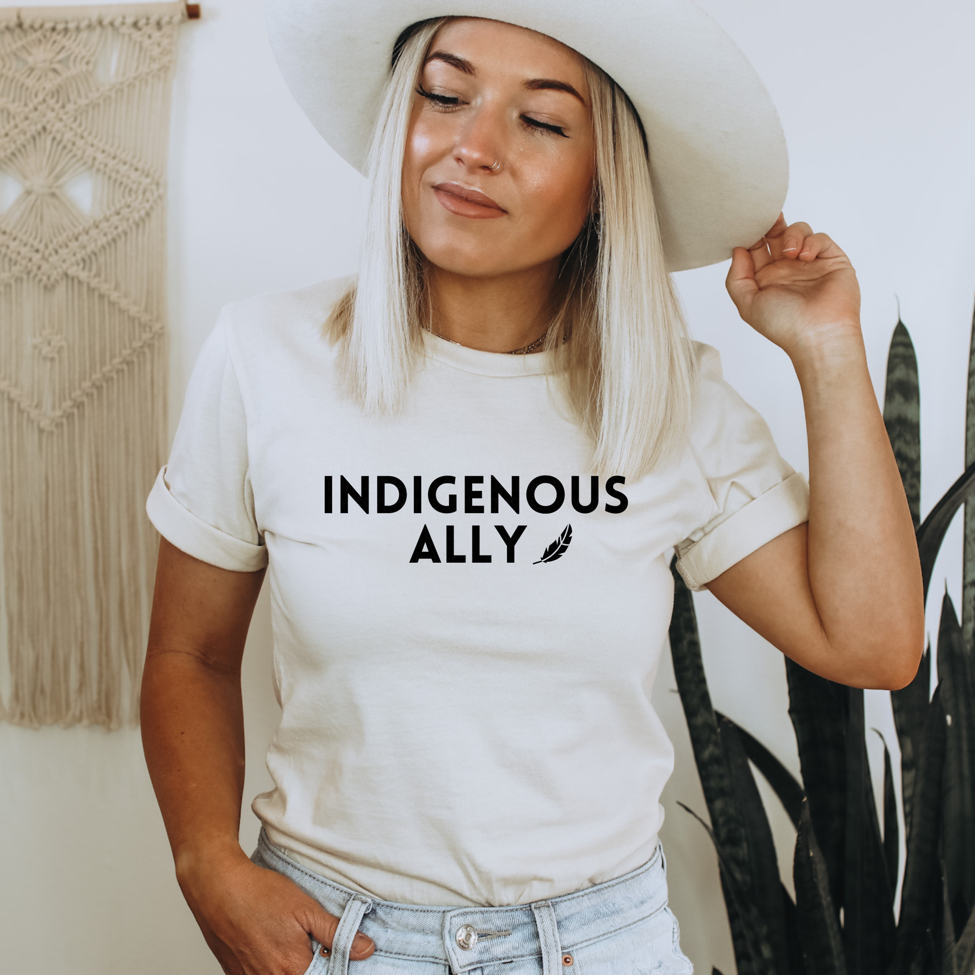Indigenous ally shirt with a bold supportive message on a unisex graphic tee. Indigenous ally shirt, allyship shirt, Indigenous support tee, Indigenous awareness shirt, unisex graphic tee, solidarity shirt, advocacy apparel, truth and reconciliation, Indigenous rights, support Indigenous communities, statement tee