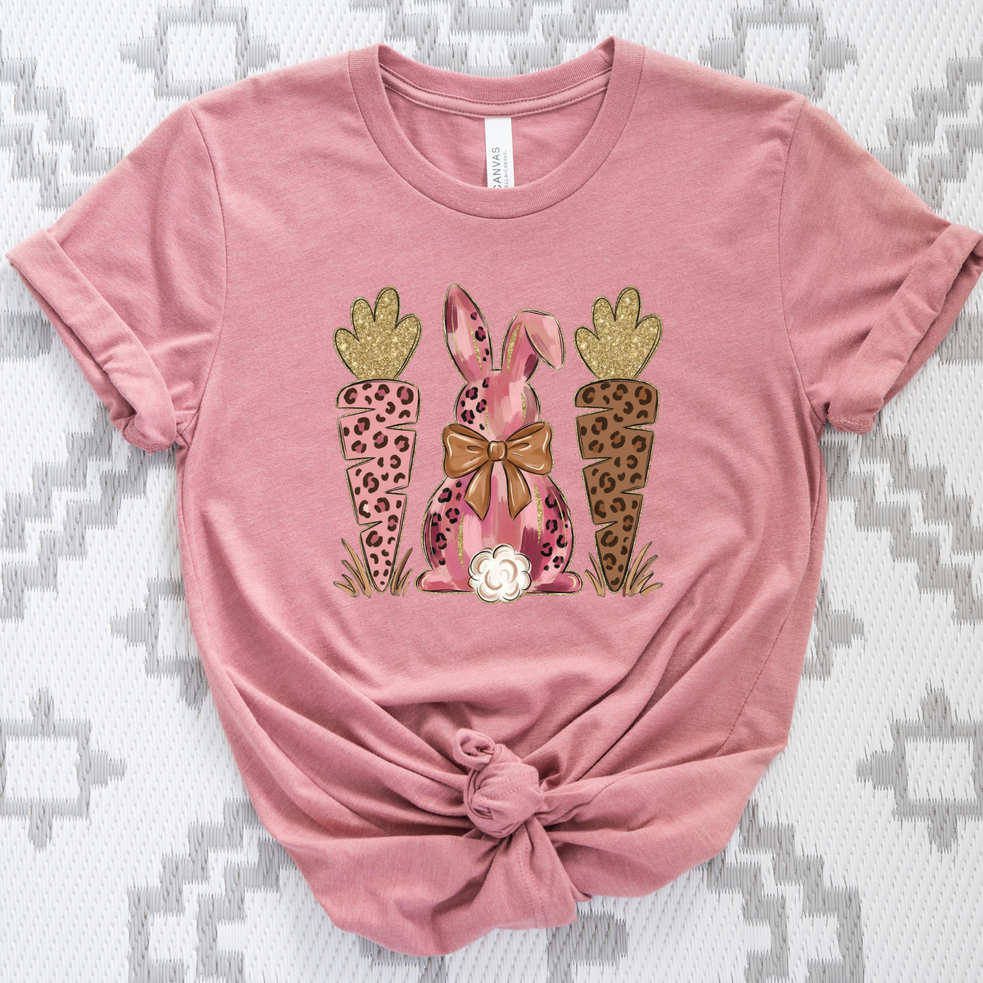 leopard floral easter bunny shirt, easter bunny graphic tee, leopard print easter shirt, floral bunny t-shirt, cute spring bunny apparel, womens easter graphic tee, kids easter leopard shirt, family matching easter tops, holiday bunny floral design, unisex easter animal print shirt