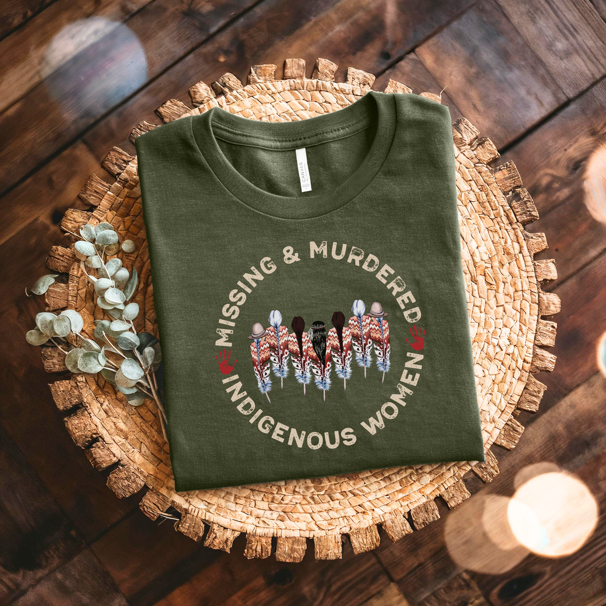 missing and murdered indigenous women shirt, mmiw shirt, indigenous awareness shirt, mmiw feather shirt, red dress movement shirt, indigenous owned apparel, indigenous designed shirt, mmiw awareness clothing, social justice shirt, indigenous solidarity shirt, truth and reconciliation shirt, activist shirt, unisex awareness tee