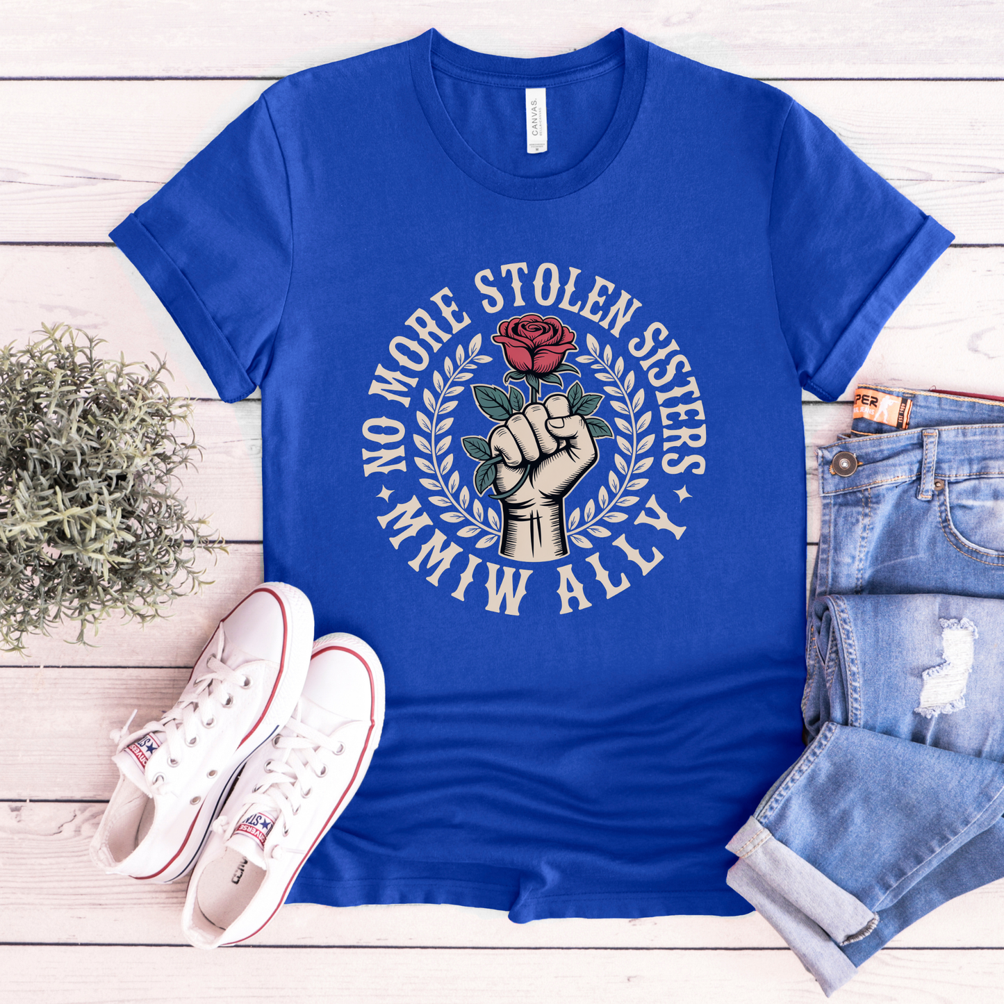 No More Stolen Sisters MMIW Ally  Unisex T-Shirt