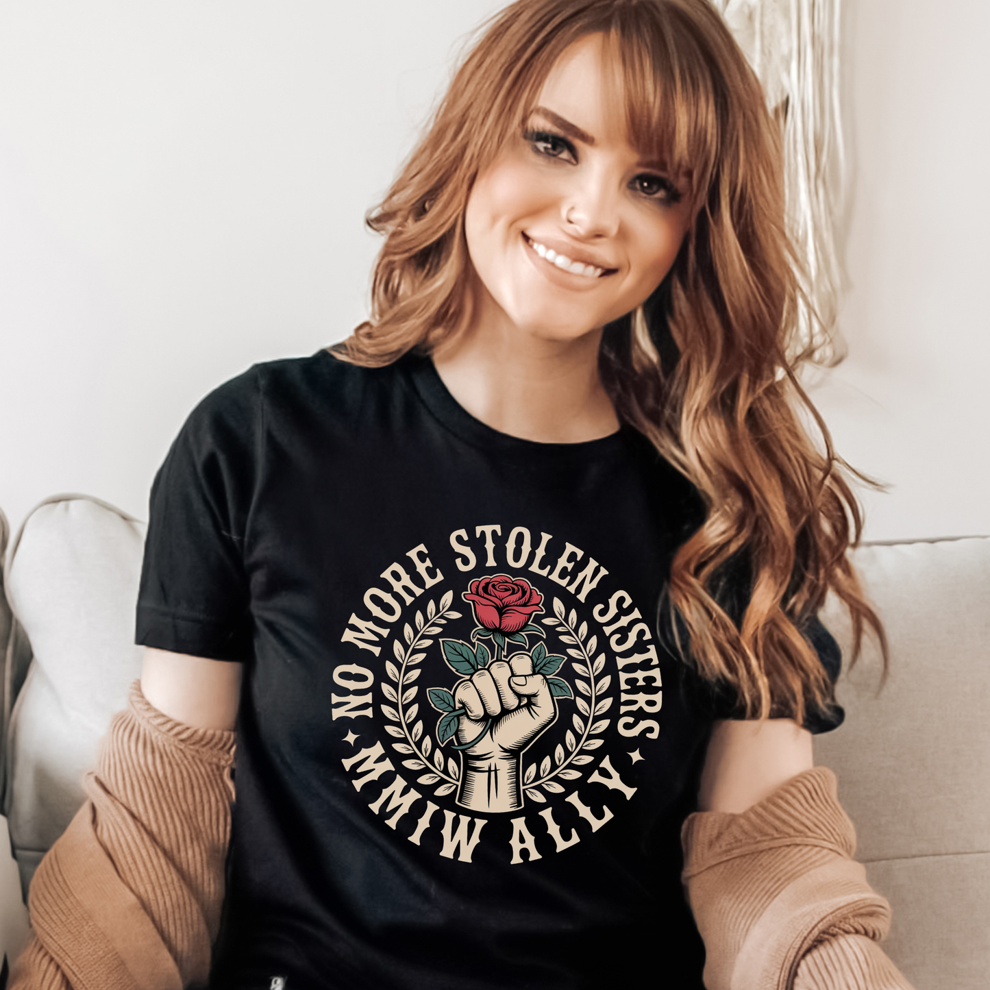 No More Stolen Sisters MMIW Ally  Unisex T-Shirt