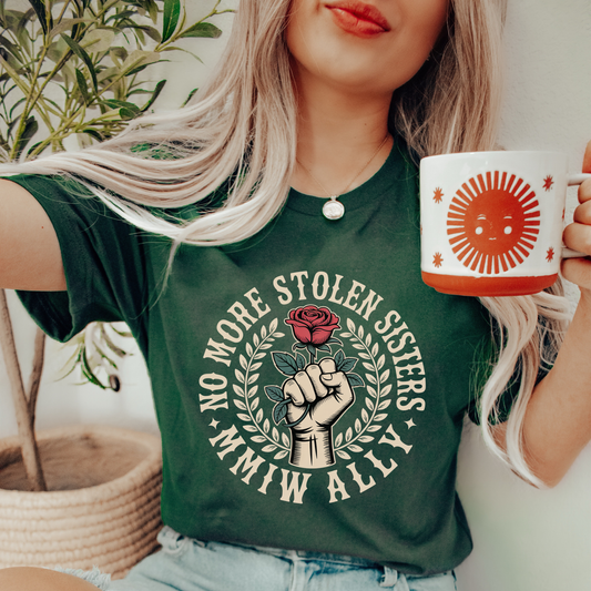 No More Stolen Sisters MMIW Ally  Unisex T-Shirt