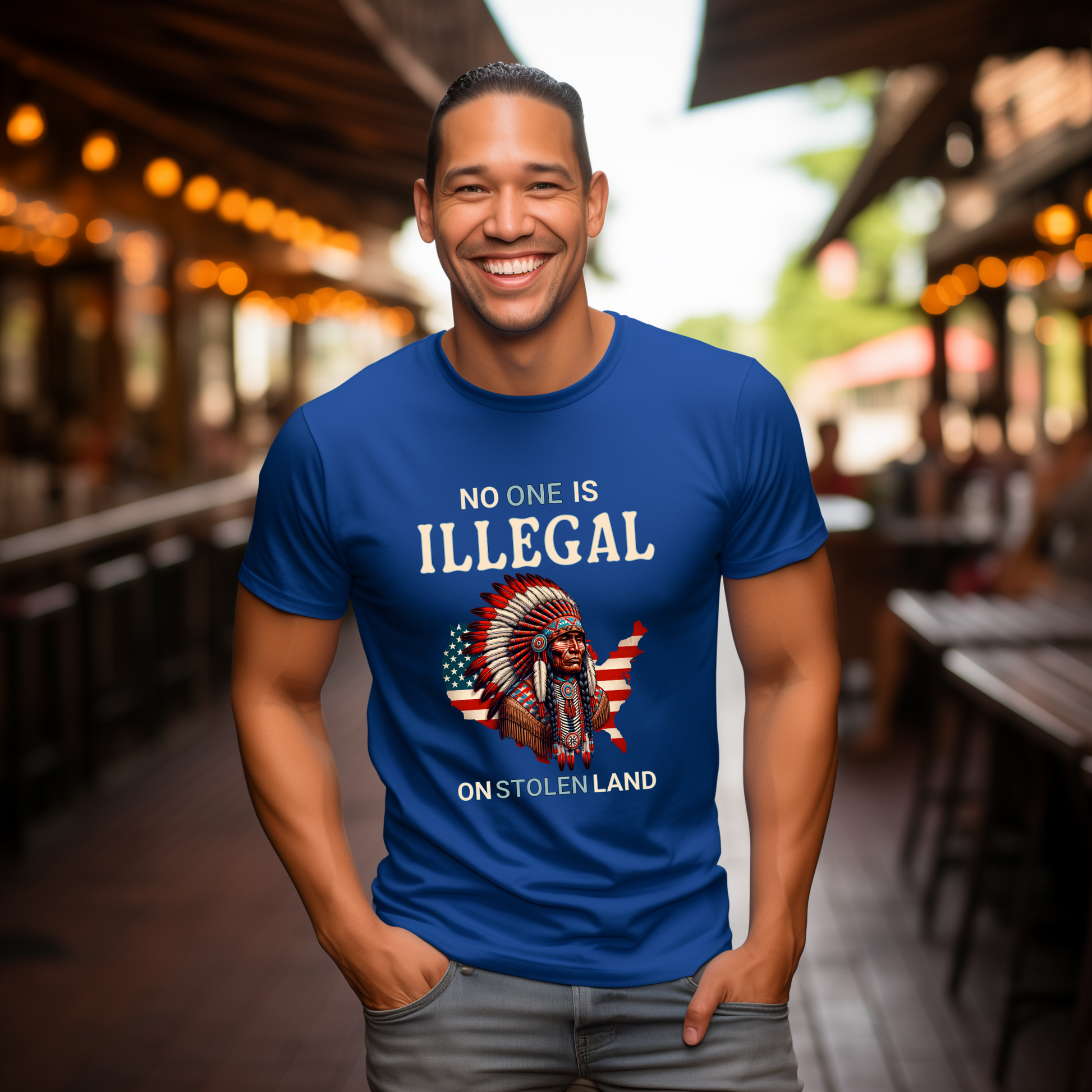 no one is illegal on stolen land shirt, indigenous solidarity shirt, usa map graphic tee, social justice shirt, indigenous rights apparel