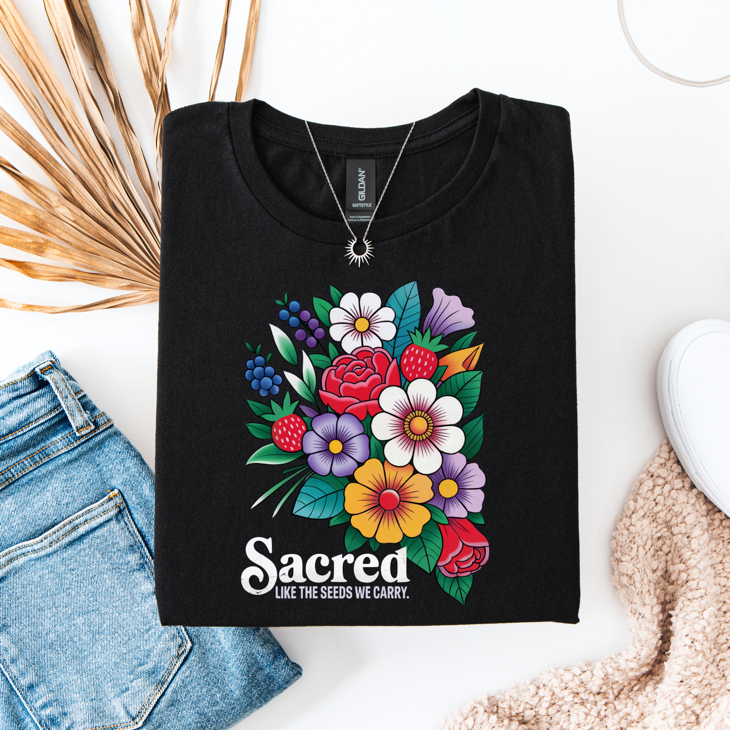 Sacred Like The Seeds We Carry Unisex T-Shirt