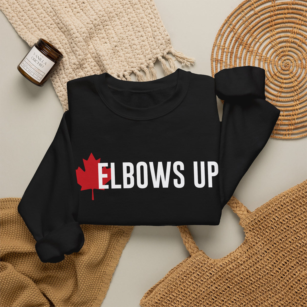 Sweatshirt, Canadian Crewneck, Elbows Up Crewneck, Canadian Pride, Canadian Pride Sweatshirt, Maple Leaf Sweatshirt, Canada Maple Leaf, Proud Canadian, Canada Day Sweatshirt, Canada Day Outfit, Canadian Gift, Gift for Canadian, Hockey Sweatshirt, Hockey Fan Gift, Rink Sweatshirt, Canadian Apparel, Canada Clothing, Cozy Canadian Sweatshirt, Canadian Winter, Support Canadian, Canadian Small Business, Sahdeh Spruce