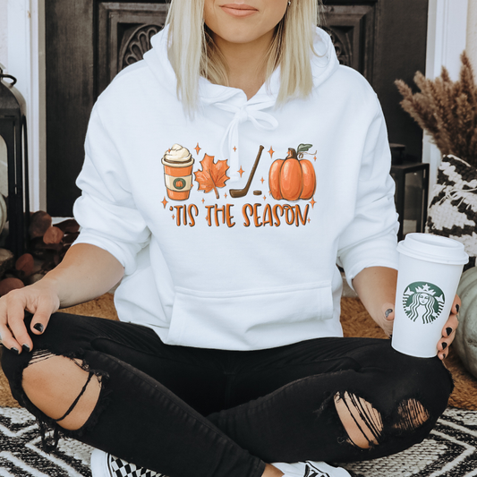 Hockey Mom Hoodie, Hockey Hoodie, Fall Hockey Hoodie, Tis The Season Hoodie, Hockey Season Hoodie, Pumpkin Hockey Hoodie, Pumpkin Spice Hoodie, Fall Hoodie, Hockey Mom, Hockey Family, Hockey Mom Gift, Rink Mom, Rink Life, Hockey Life, Hockey Season, Sports Mom Hoodie, Fall Hockey, Pumpkin Season, Hockey Gift, Hockey Apparel, Indigenous Owned, Canadian Indigenous Business, Sahdeh Spruce