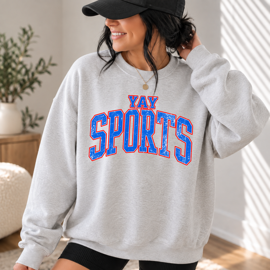 Yay Sports Sweatshirt, Yay Sports Crewneck, Funny Sports Sweatshirt, Sports Mom Sweatshirt, Sports Dad Sweatshirt, Retro Sports Crewneck, Varsity Sweatshirt, Game Day Sweatshirt, Game Day Crewneck, Collegiate Sweatshirt, Vintage Sports Sweater, Sports Mom Gift, Sports Fan Sweatshirt, Hockey Mom Sweatshirt, Football Mom Sweatshirt, Baseball Mom Sweatshirt, Basketball Mom Sweatshirt, Soccer Mom Sweatshirt, Funny Game Day Sweater, Sports Lover Gift, Sports Parent Crewneck, Team Spirit Sweatshirt, Retro Varsity