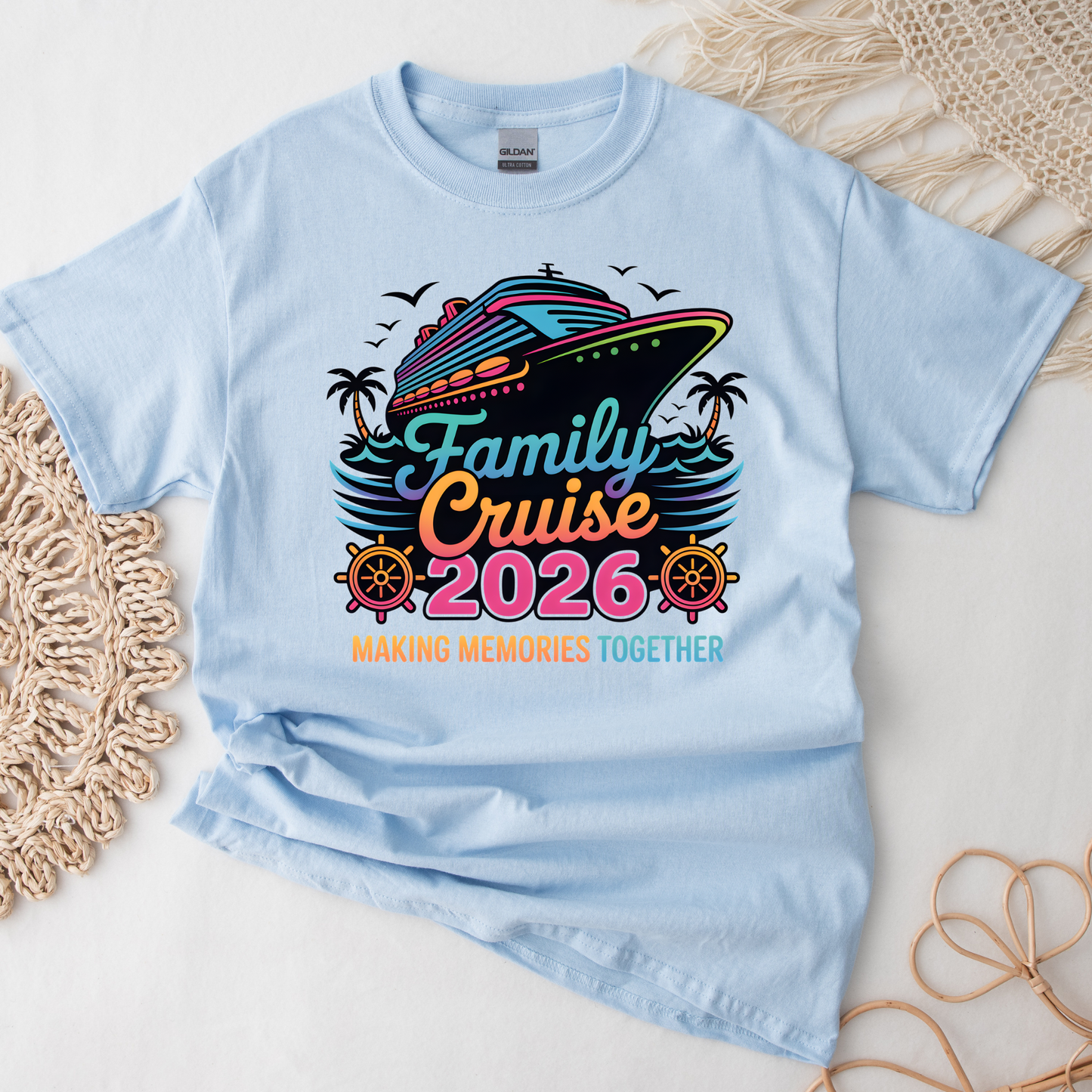 Family Cruise 2026 Making Memories Together Unisex T-Shirt