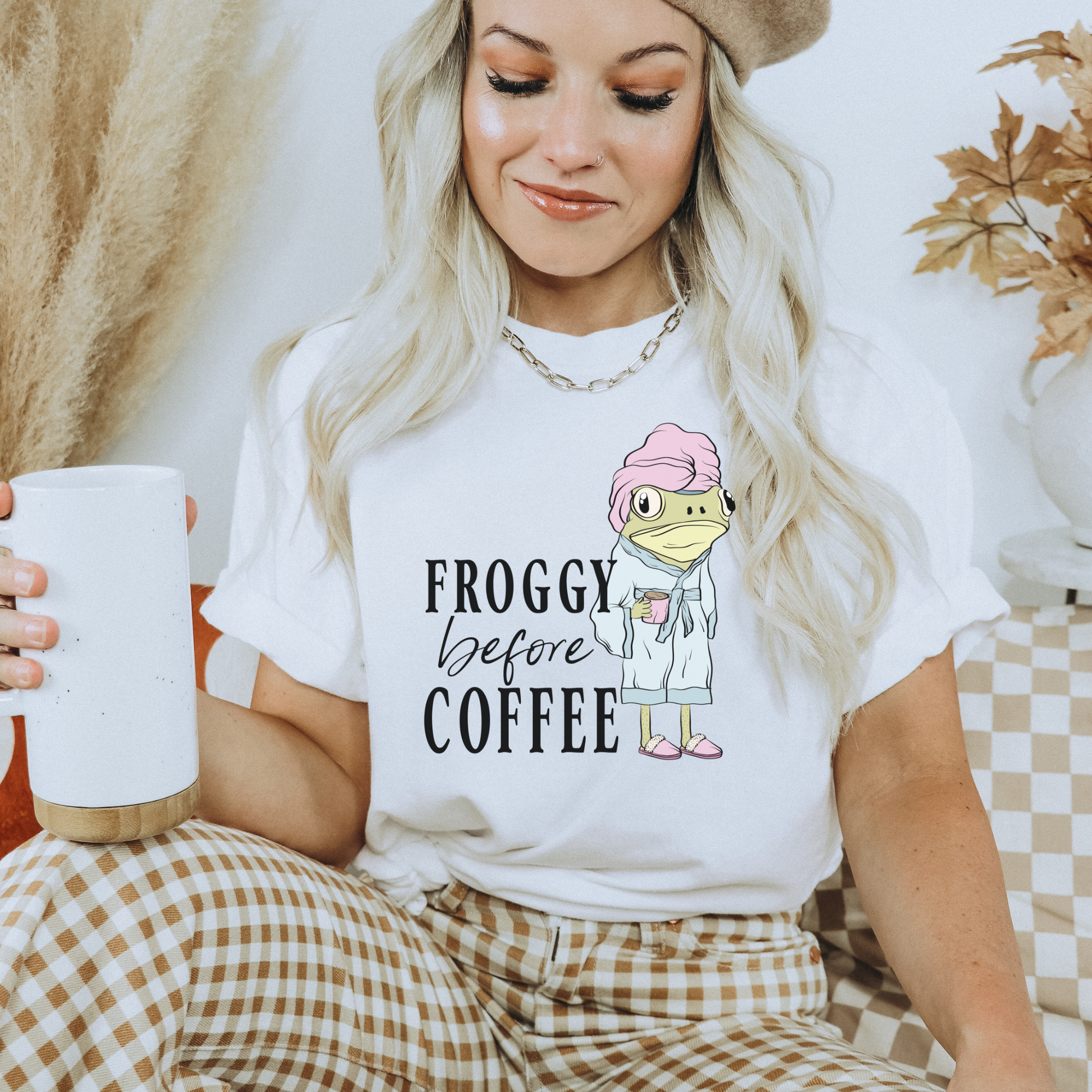 frog shirt, funny frog tee, coffee shirt, before coffee mood, funny coffee shirt, cute frog shirt, coffee lover gift, morning person joke, not a morning person, cozy aesthetic shirt, animal graphic tee, unisex funny shirt, frog lover gift, caffeine lover tee, relatable humor shirt