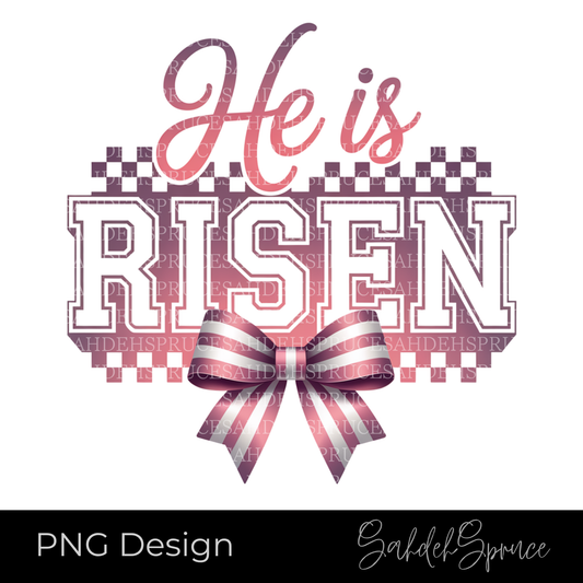 he is risen png, he is risen digital download, christian easter png, jesus resurrection design, he is risen bow design, christian bow png, faith svg alternative, easter church graphic, religious easter shirt design, bible verse inspired art, christian printable png, resurrection sunday design