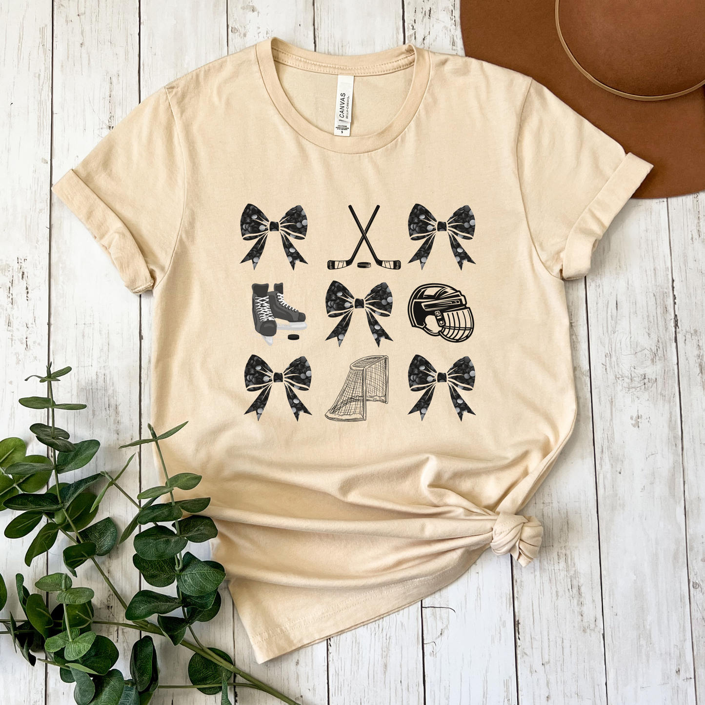 Hockey Coquette Bows Unisex T-Shirt