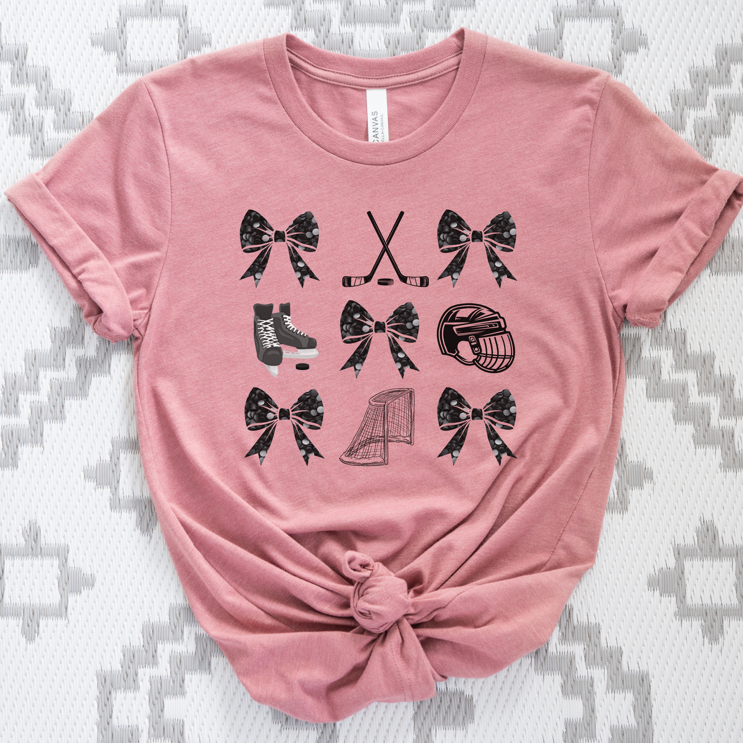 Hockey Coquette Bows Unisex T-Shirt