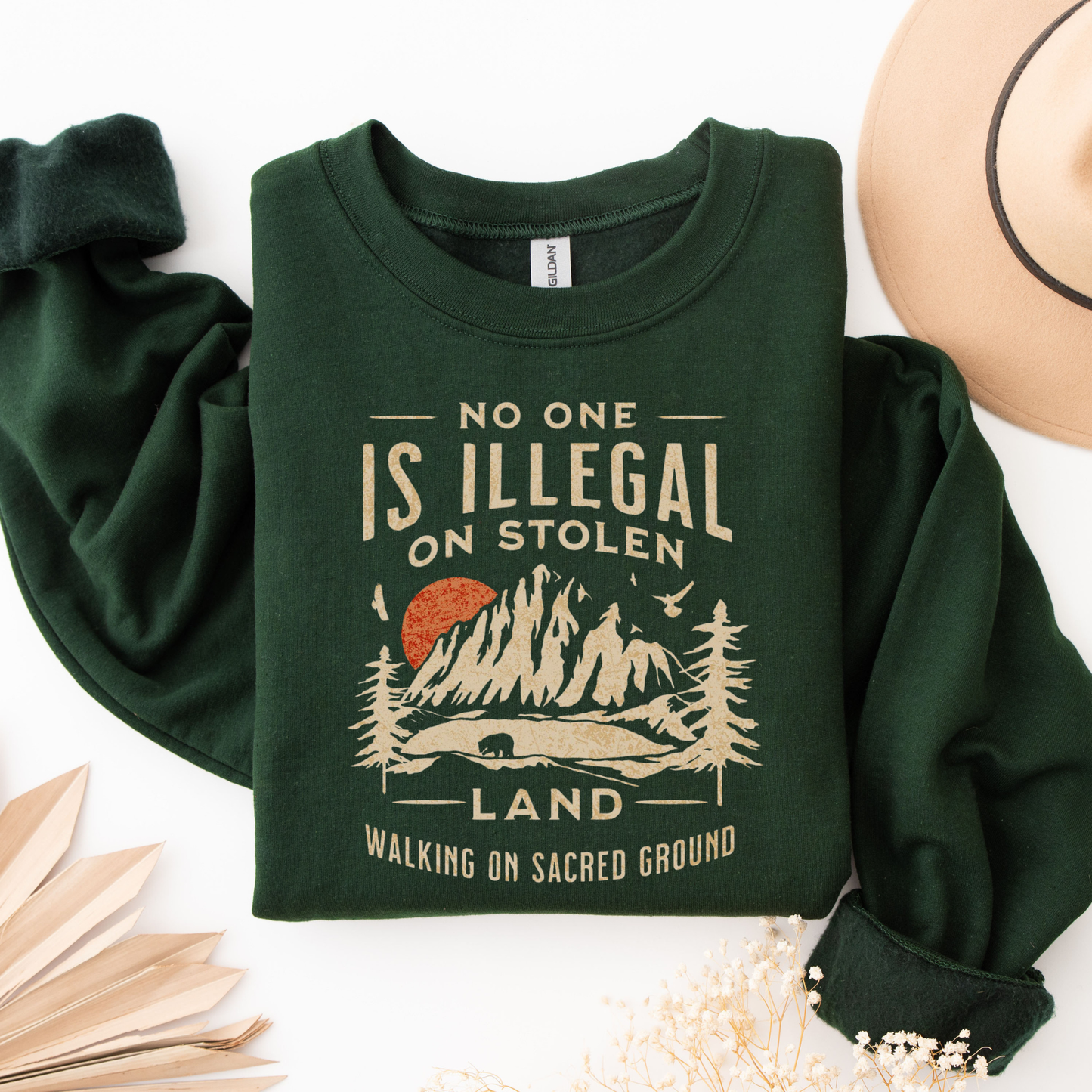 No One Is Illegal Sweatshirt