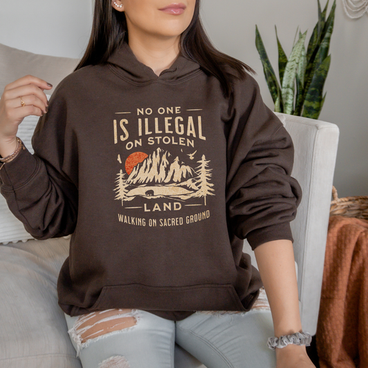 No One Is Illegal Unisex Hoodie