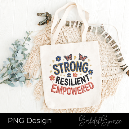 strong resilient empowered png, faux crochet png download, empowerment crochet graphic, resilient faux crochet design, unisex strength png, crochet texture sublimation, digital crochet pattern png, self love graphic download, cricut empowerment png, sahdeh spruce digital png, commercial crochet png, motivational faux crochet file